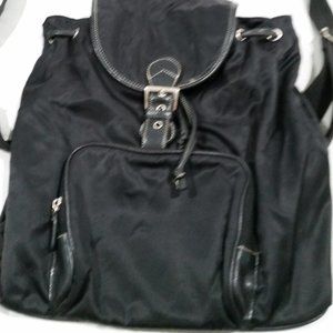 Charter Club Black Nylon Eye Catching Backpack Charter Club | Bags | Charter Club Black Nylon Eye Catching  main image 2